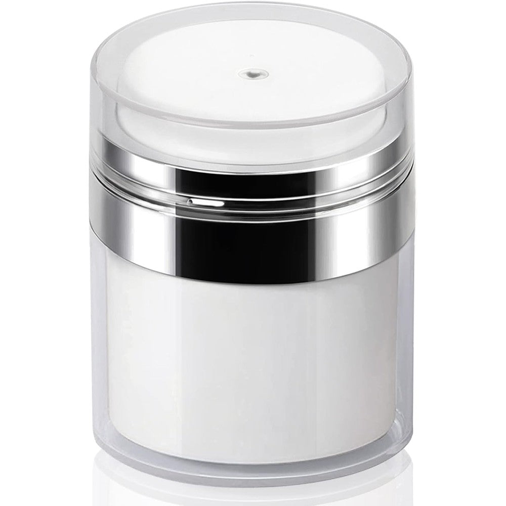 Mluchee airless pump jar front view skincare dispenser