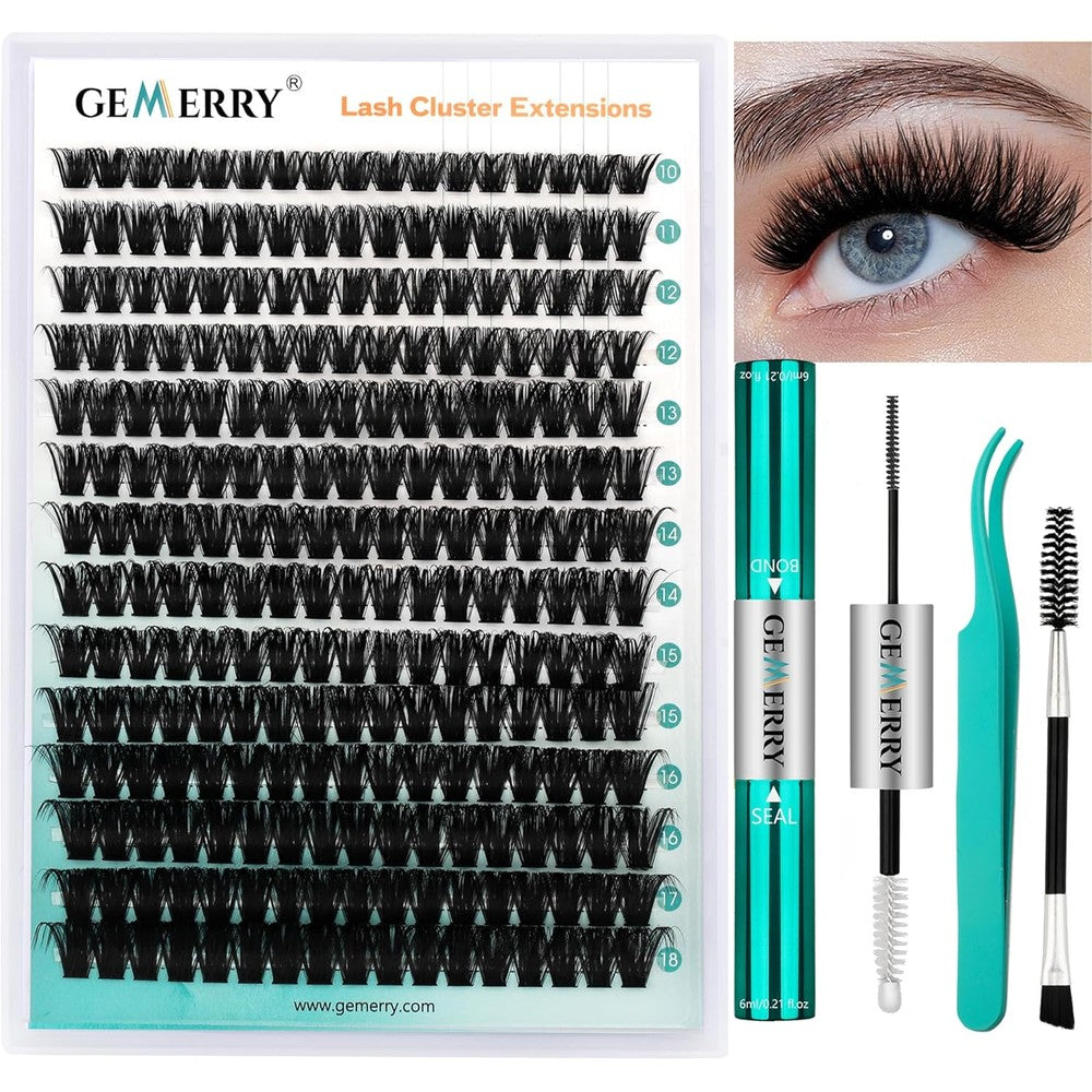 Gemerry Eyelash Extension Kit with bond and seal