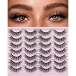 Kiromiro 14mm Faux 3D Mink False Eyelashes 14 pairs pack front view