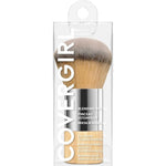 CoverGirl Blending Foundation Brush front view showing dense dome bristles and bamboo handle