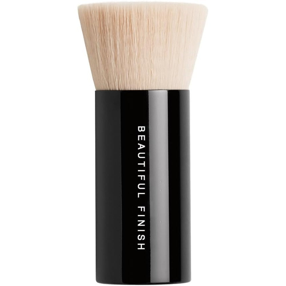 bareMinerals Beautiful Finish Foundation Brush front view professional makeup blending tool