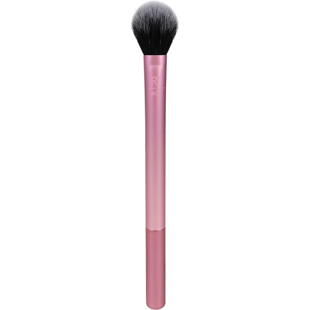 Real Techniques Setting Brush front view showing tapered synthetic bristles.