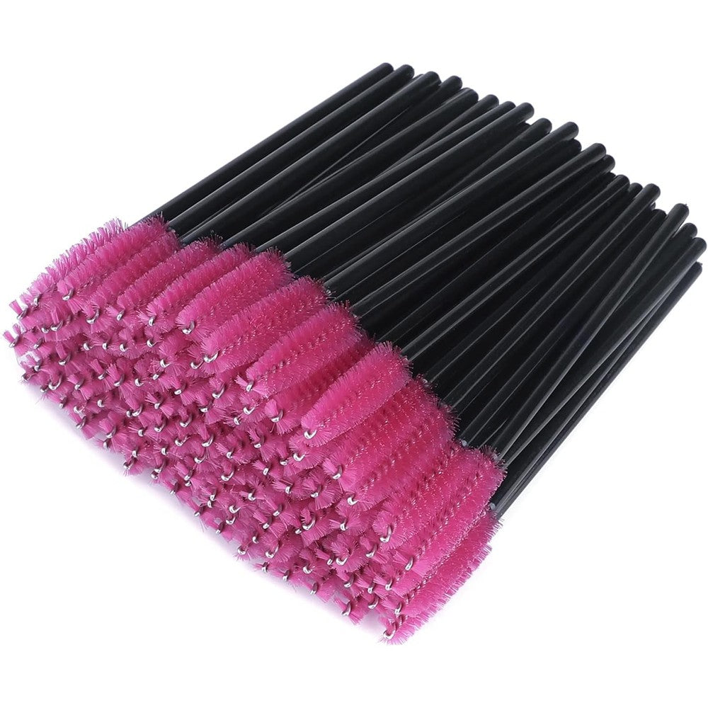 G2Plus 100 Pack Disposable Eyelash Mascara Brushes front view