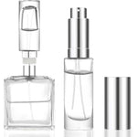 MUB 10ml refillable perfume atomizer bottle with top-filling leak proof glass design & hair styling for curly hair