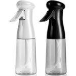 Bealee 6.8 oz continuous mist spray bottles for hair styling in black and clear