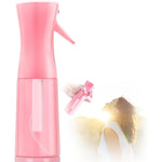 Leaflai 200ml pink hair spray bottle with continuous fine mist atomizer