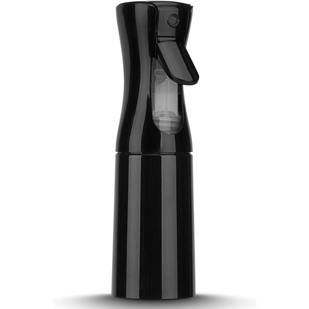 Zuhose black 200ml continuous spray bottle for hair styling and misting