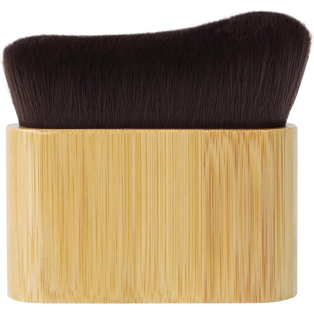 Beauty by Earth Self Tanner Kabuki Brush front view showing dense synthetic bristles