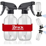 AMORIX 300ml plastic spray bottles with gravity ball for 360 degree upside down spraying & plastic containers for hair products
