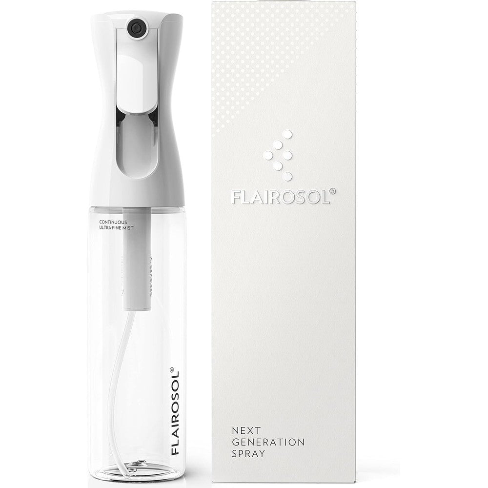 FLAIROSOL 300ml continuous hair spray bottle with ultra fine water mist nozzle