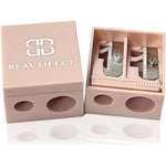 Beautifect Pencil Sharpener in nude colour front view for cosmetic pencils