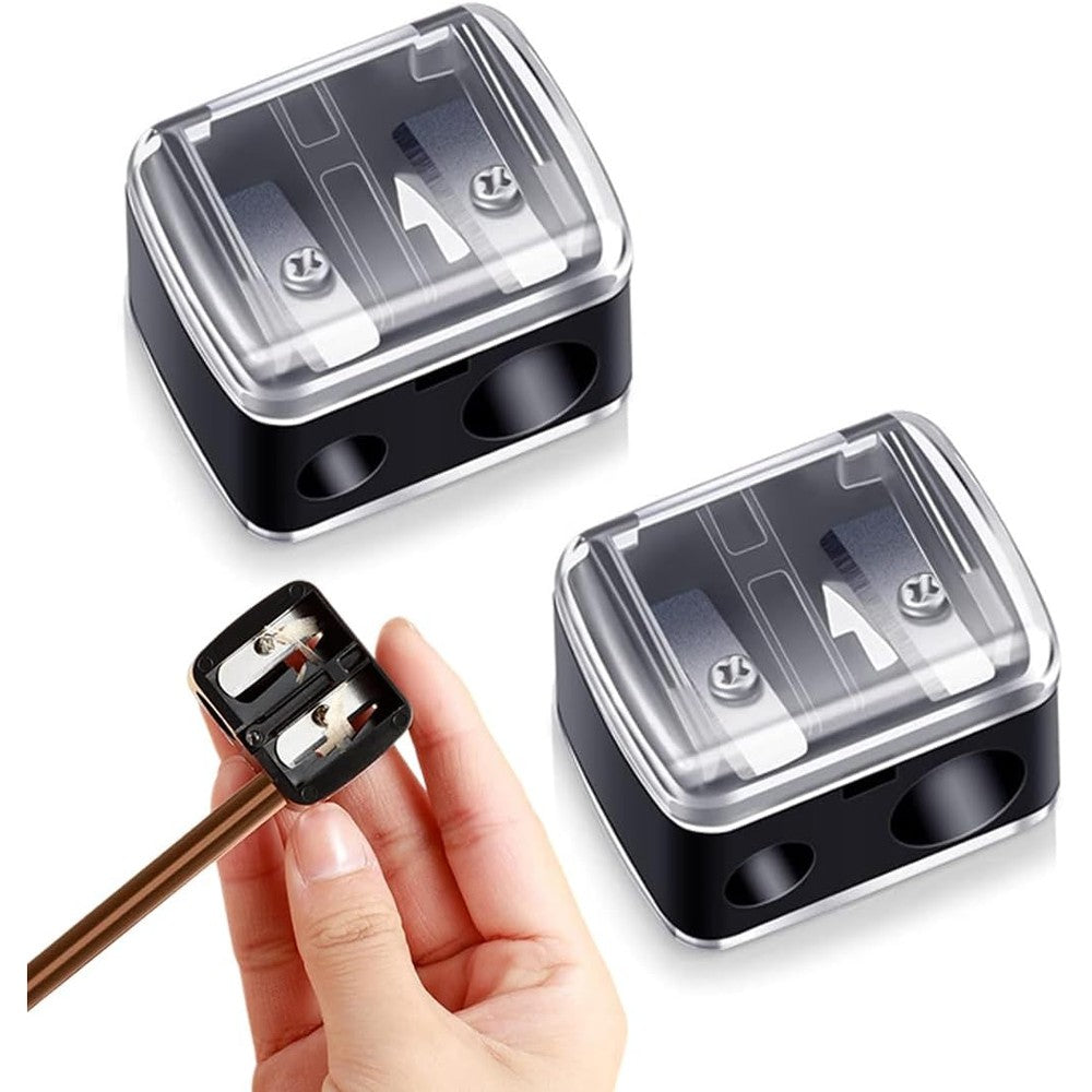 Triton 2-piece universal cosmetic pencil sharpener front view