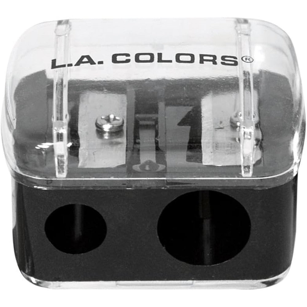 L.A. Colors Dual Sharpener CJS400 front view with shaving cover