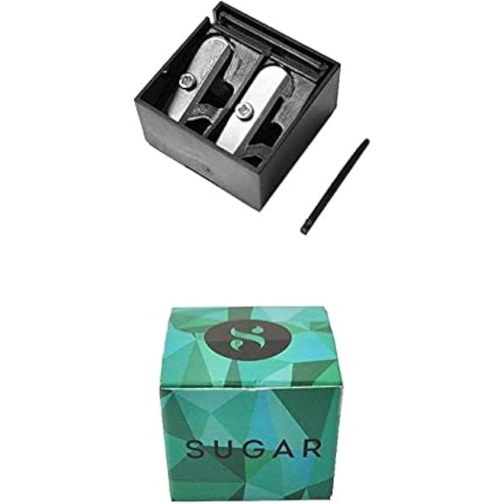 Sugar Cosmetics Dual Sharpener front view for makeup pencils