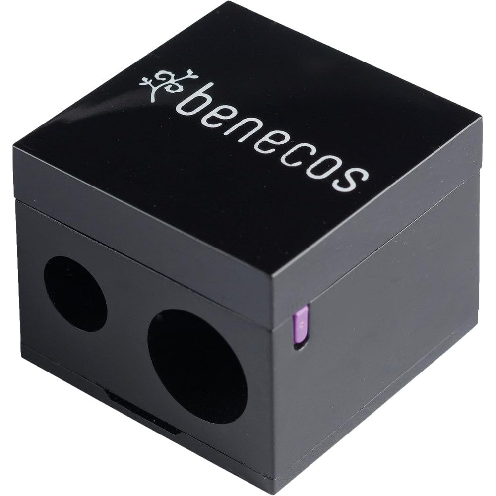 Benecos double cosmetic pencil sharpener front view