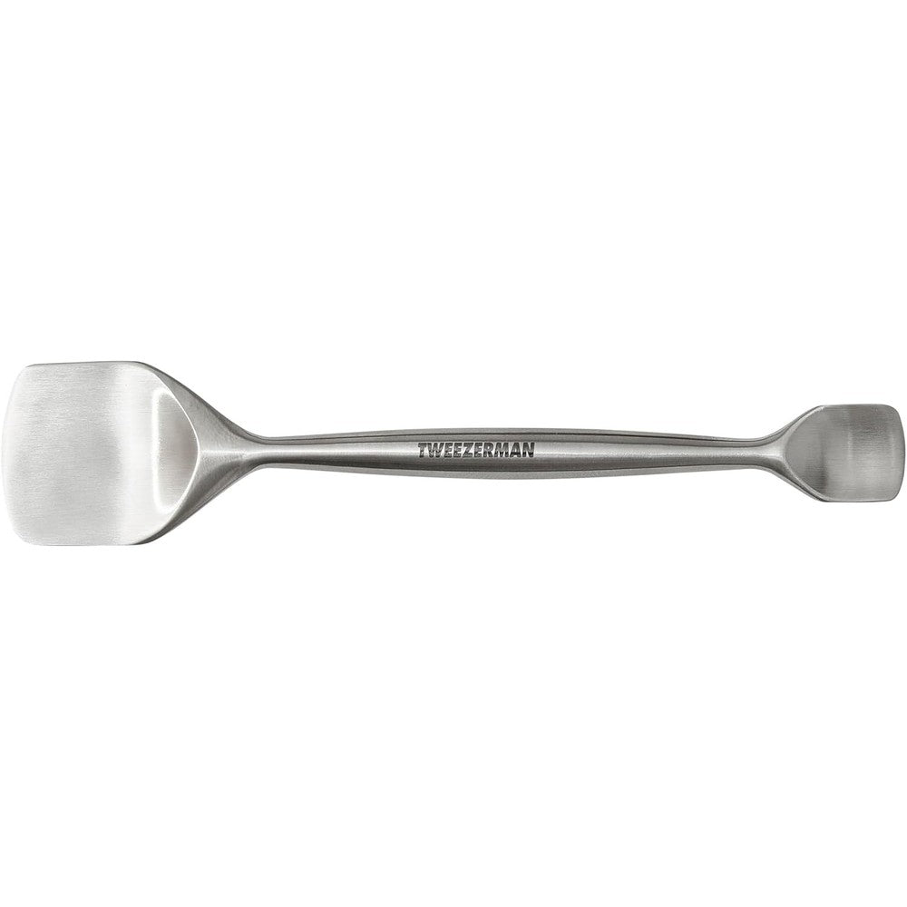 Tweezerman Pore Prep Tool front view stainless steel