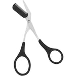 Ericotry eyebrow trimmer scissors with detachable comb front view professional brow grooming tool