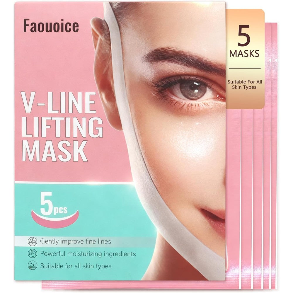 Faouoice V-Line Lifting Collagen Face Mask front view packaging