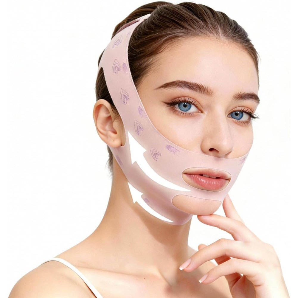Hoyecl chin strap for sleeping and double chin reduction front view