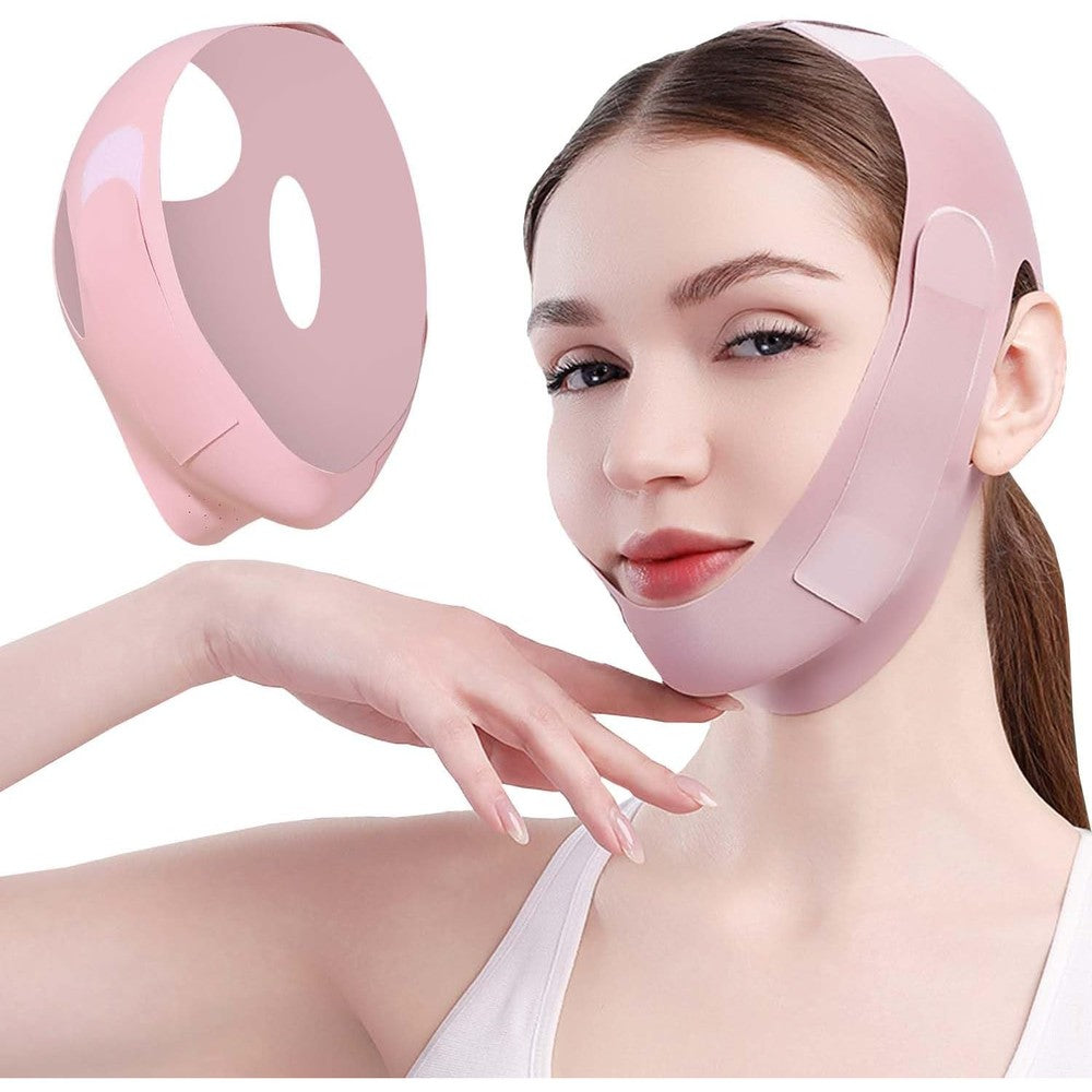JBSZTH jawline shaper chin strap front view