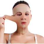 Avajar V Line lifting chin strap beige front view