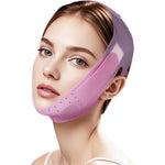 Jusmore V-Line Sculpting Face Mask in Rosy Mauve front view