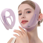 Patgogo V-Line Lifting Mask and chin strap front view for jawline sculpting