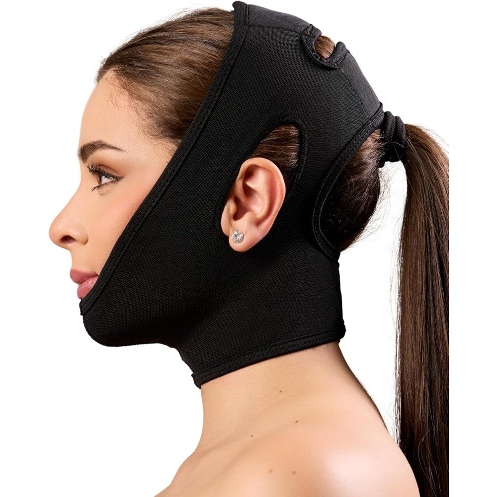 Shape Concept 301 chin strap support band front view for post-surgery recovery