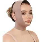 Curveez face toning belt front view for post surgery support