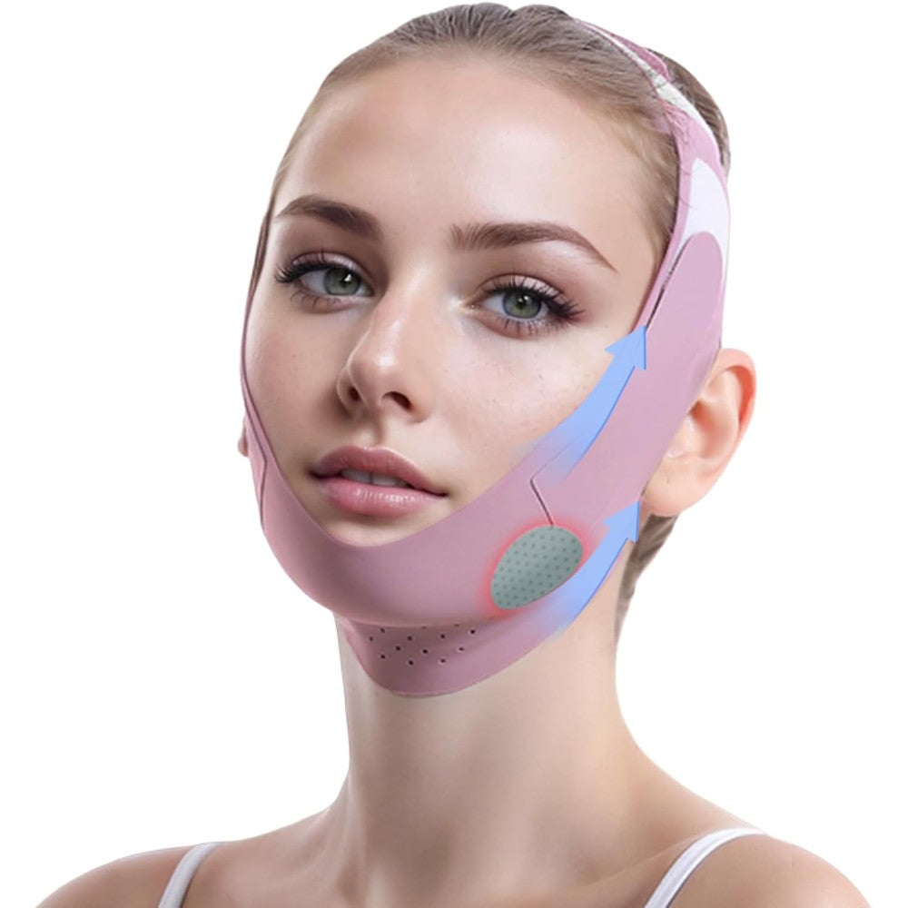 Rowmate Graphene V-Line Mask front view showing ergonomic chin strap design