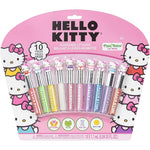 Townley Girl hello kitty 10 piece lip gloss set with assorted fruit flavors