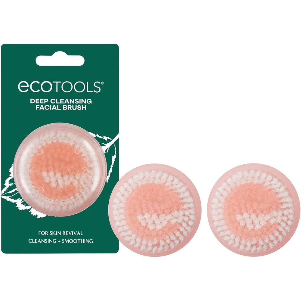 EcoTools Mini Facial Cleansing Brush front view pack of two