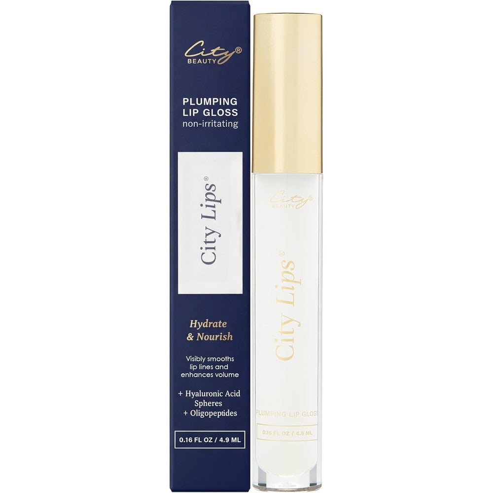 City beauty city lips clear plumping lip gloss for high shine and volume