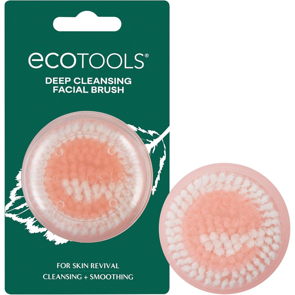 EcoTools Deep Cleansing Facial Brush front view manual skincare tool