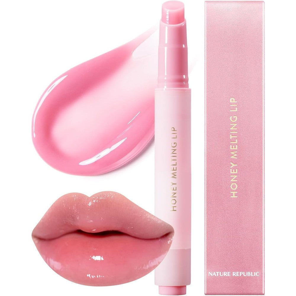 Nature Republic honey melting lip plumping 11 pink stick for high shine