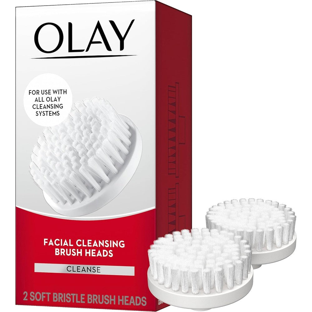 Olay ProX Replacement Brush Heads 2 count pack front view