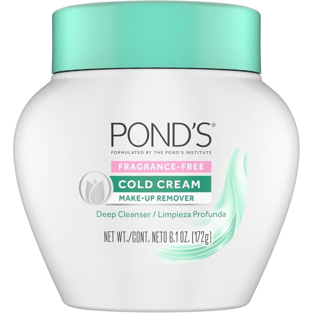 Pond's Fragrance Free Cold Cream Cleanser 6.1 Ounces front view