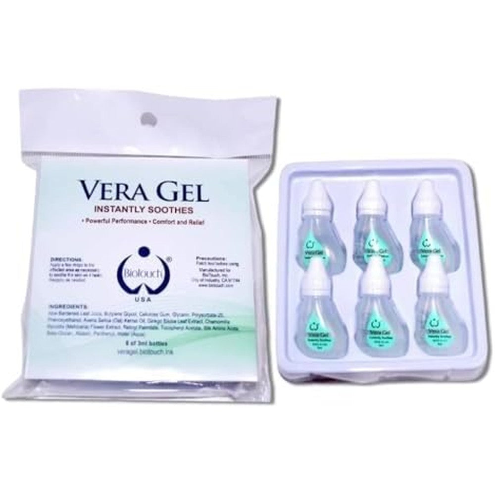 Biotouch Vera Gel permanent makeup aftercare soothing gel bottles
