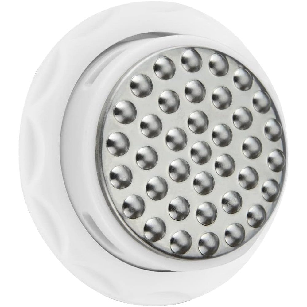 Spa Sciences NOVA Serum Infusion Head front view showing the smooth metal application surface.