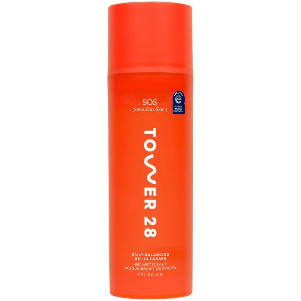 Tower 28 Beauty SOS Daily Balancing Gel Cleanser front view packaging