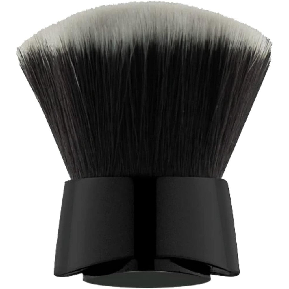 Spa Sciences ECHO Sonic Makeup Brush Replacement Brush Head front view showing dense antimicrobial bristles.