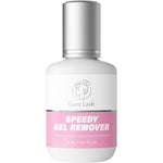 Liore Lash Speedy Gel Remover front view of the fifteen milliliter bottle for professional salon eyelash extension glue removal