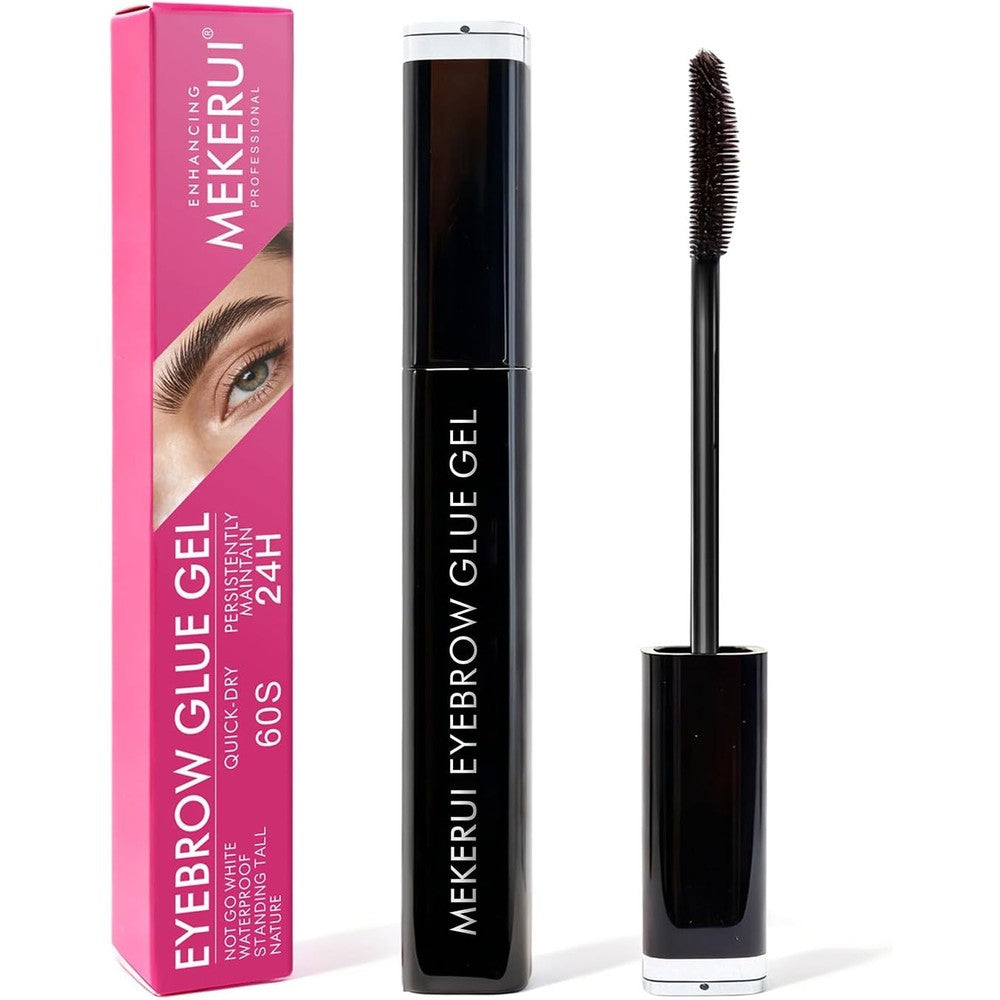 Mekerui clear eyebrow glue gel packaging front view