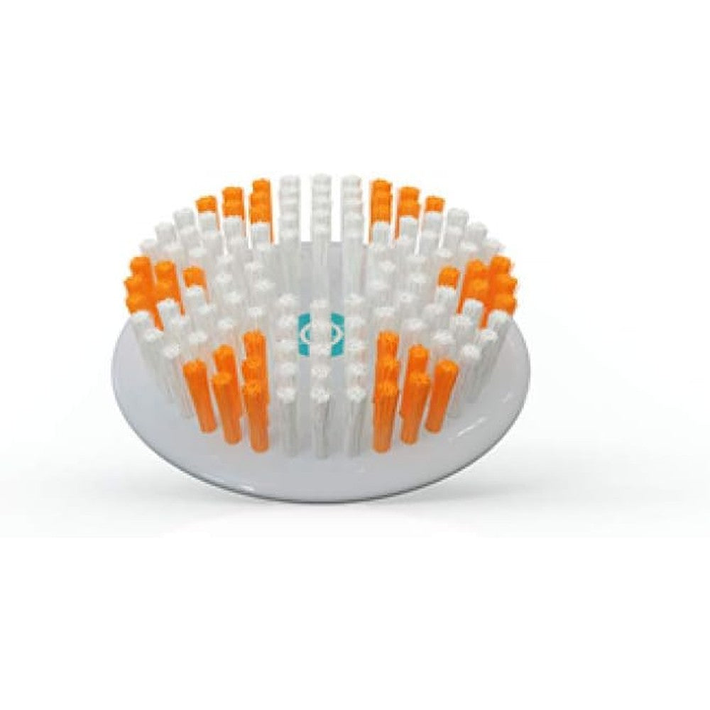TAO Clean Aura Clean Orbital Facial Cleansing Brush Exfoliator Replacement Head With White And Orange Spinning Bristles 1 Count - Image 1
