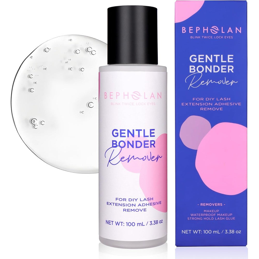 BEPHOLAN Cluster Lash Glue Remover 100ml bottle front view for DIY eyelash extension removal