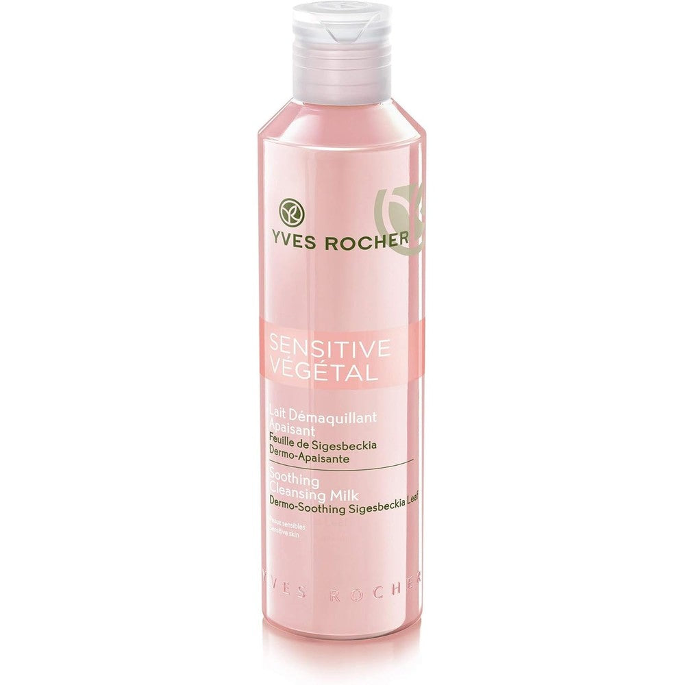 Yves Rocher Derma-Soothing Cleansing Milk bottle front view for sensitive skin