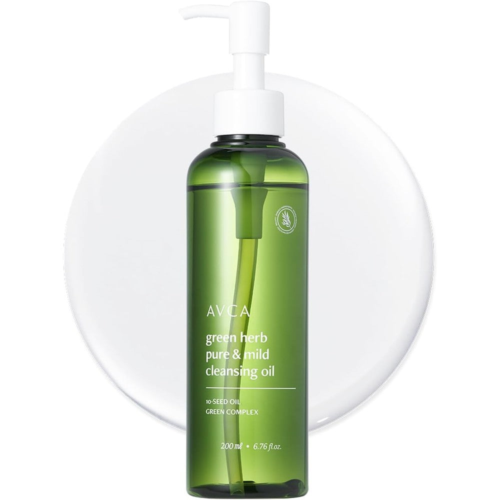 Avca Green Herb Blackhead Cleansing Oil bottle front view