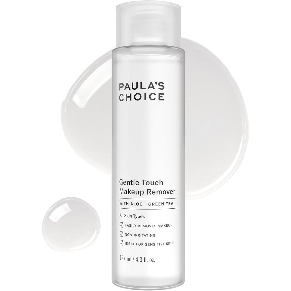 Paula's Choice Gentle Touch Oil Free Waterproof Makeup Remover front view bottle