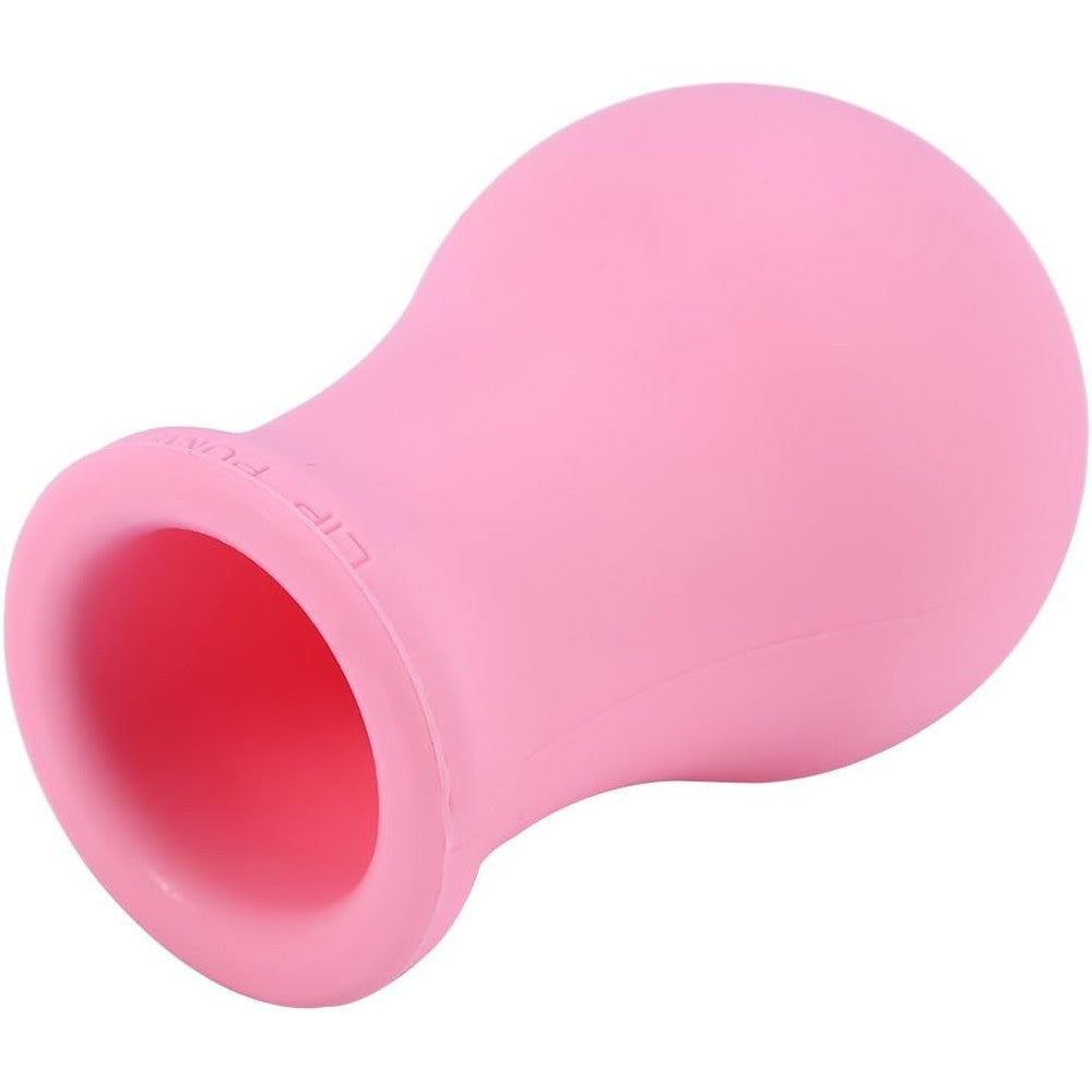 Filfeel silicone vase-shaped lip plumper tool front view for lip enhancement.