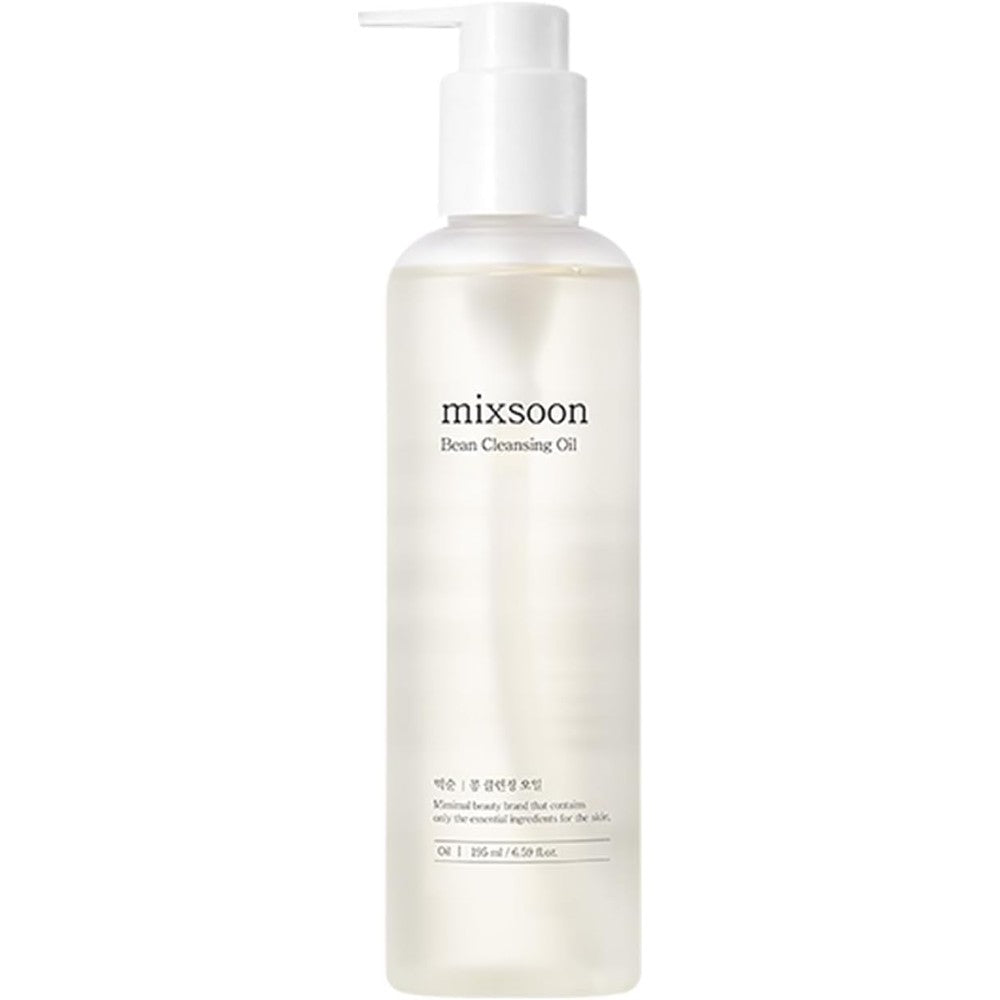 Mixsoon Bean Cleansing Oil 195ml front view for deep cleansing